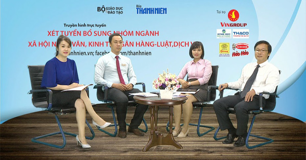 Xét tuyển bổ sung nhóm ngành xã hội nhân văn, kinh tế-ngân hàng-luật, dịch vụ