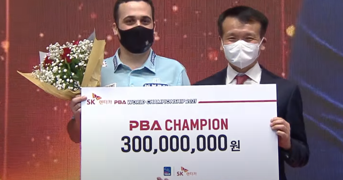 다비드 사파타 PBA 당구선수 경기와 수상 모습