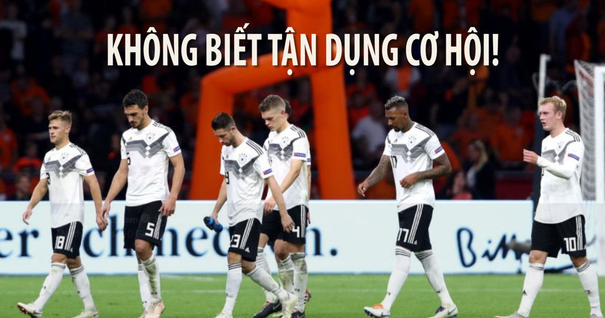 Đức thảm bại trước Hà Lan, Low đổ lỗi cho cầu thủ không tận dụng cơ hội