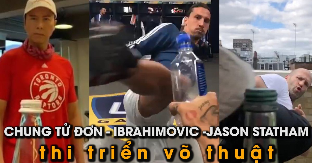 Ibrahimovic thi triển võ nghệ theo phong cách Chung Tử Đơn, Jason Statham