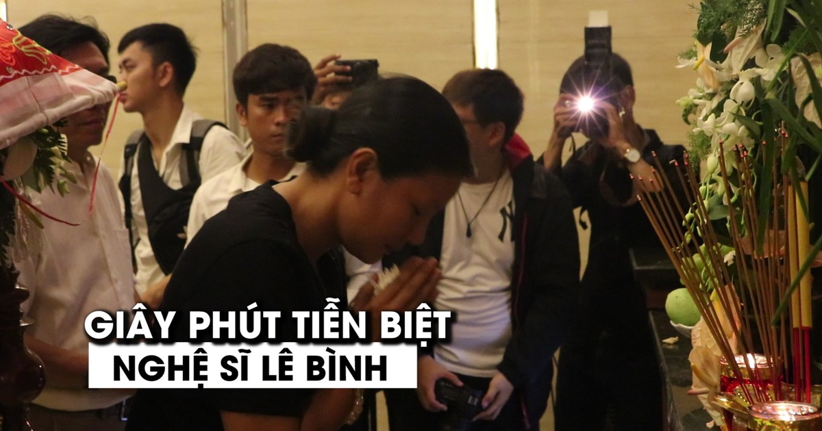 Hàng trăm người tiễn đưa nghệ sĩ Lê Bình tại Bình Hưng Hòa