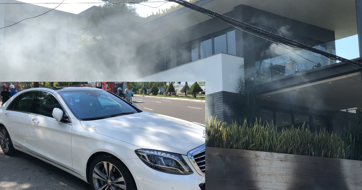 Giải cứu nhiều xe sang trong vụ cháy biệt thự của đại gia thép