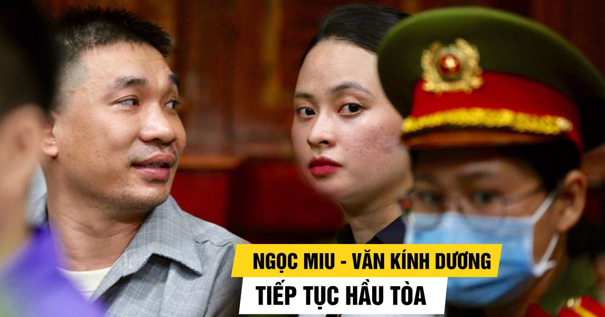 Trùm ma túy Văn Kính Dương và người tình Ngọc Miu lại hầu tòa