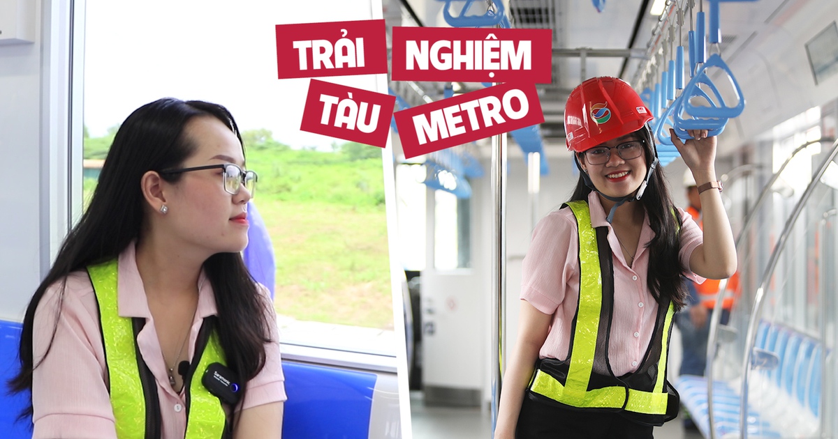 Trải nghiệm tiện ích bên trong đoàn tàu metro hiện đại tuyến Bến Thành - Suối Tiên