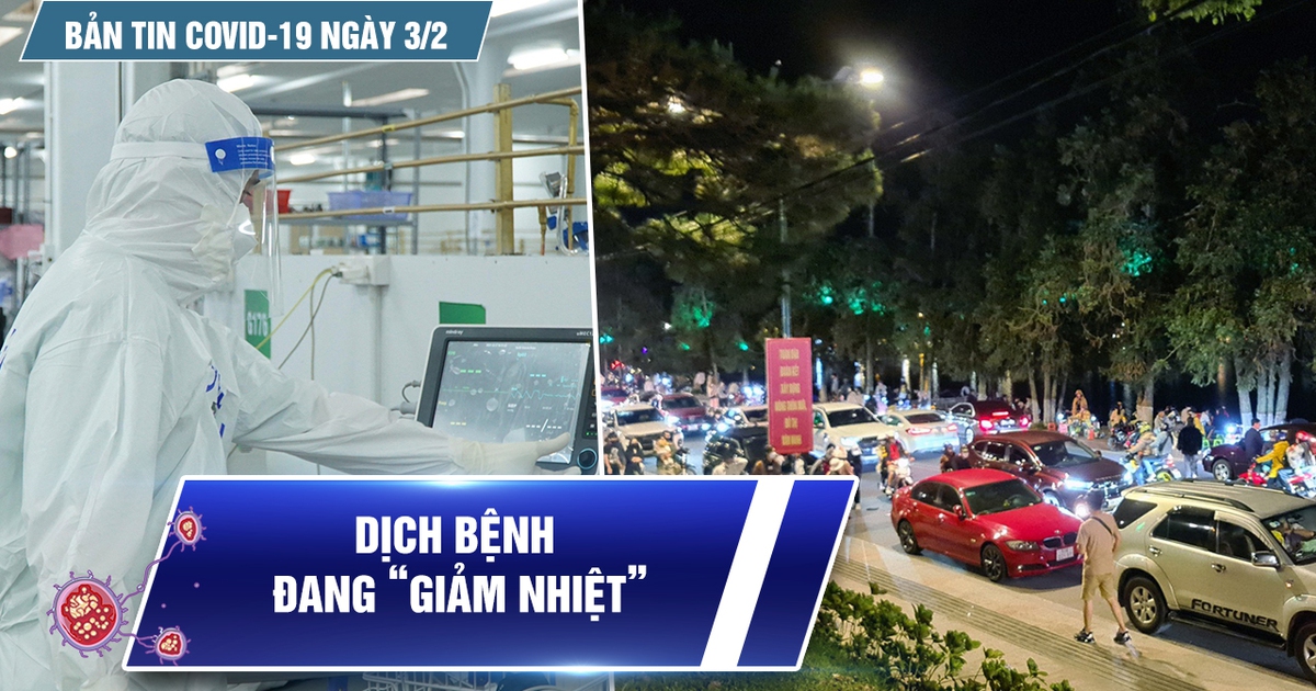 Bản tin Covid-19 mùng 3 Tết: Cả nước thêm 8.601 ca mới | Dịch bệnh có xu hướng “giảm nhiệt”
