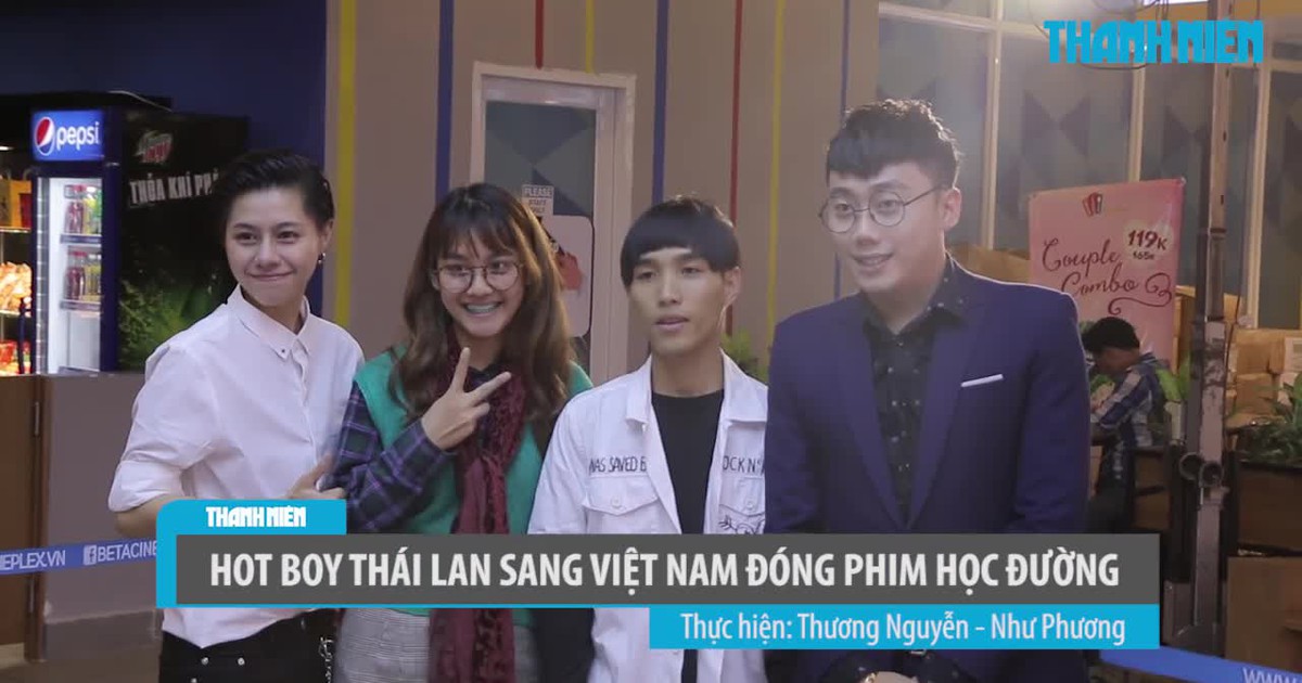 Hot boy Thái Lan sang Việt Nam đóng phim học đường