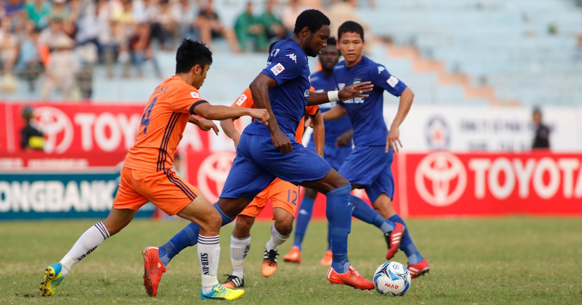 Chia điểm với B.Bình Dương, SHB.Đà Nẵng vươn lên vị trí thứ 2