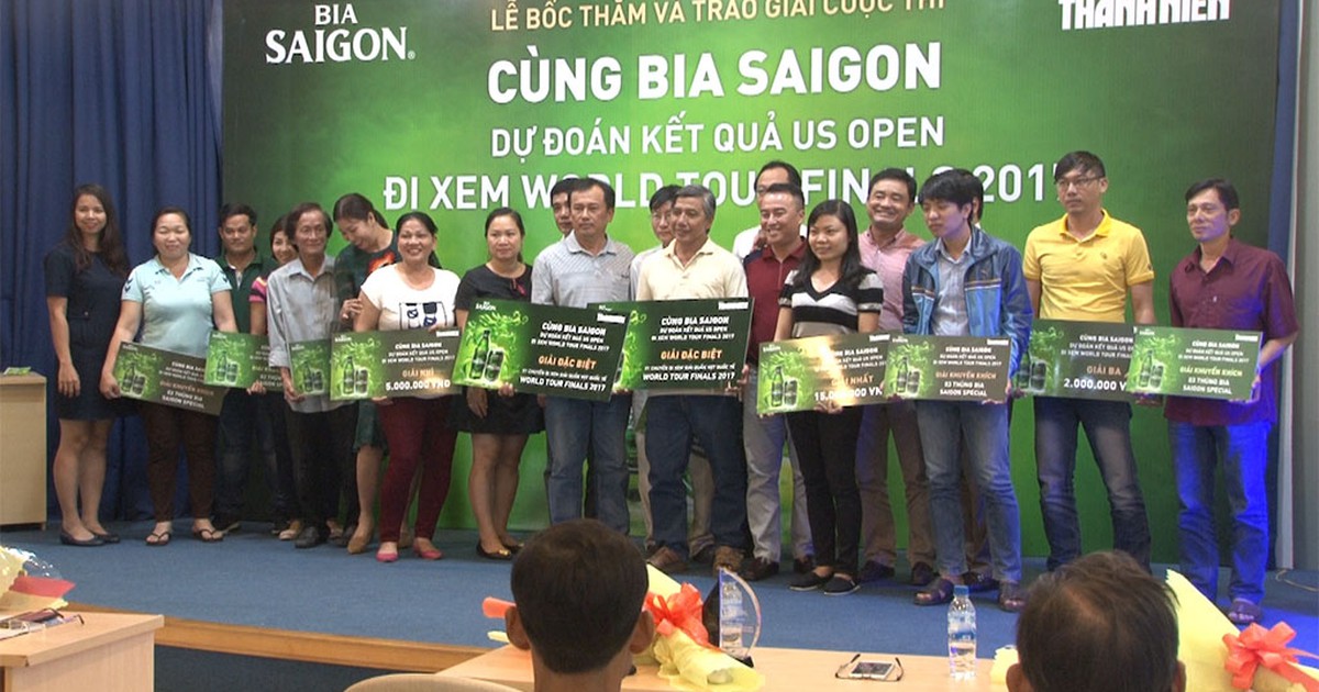 2 bạn đọc Vĩnh Long trúng giải đi Anh xem World Tour Finals