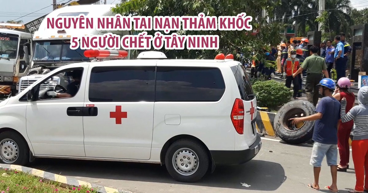 Bất ngờ với nguyên nhân tai nạn thảm khốc khiến 5 người chết ở Tây Ninh