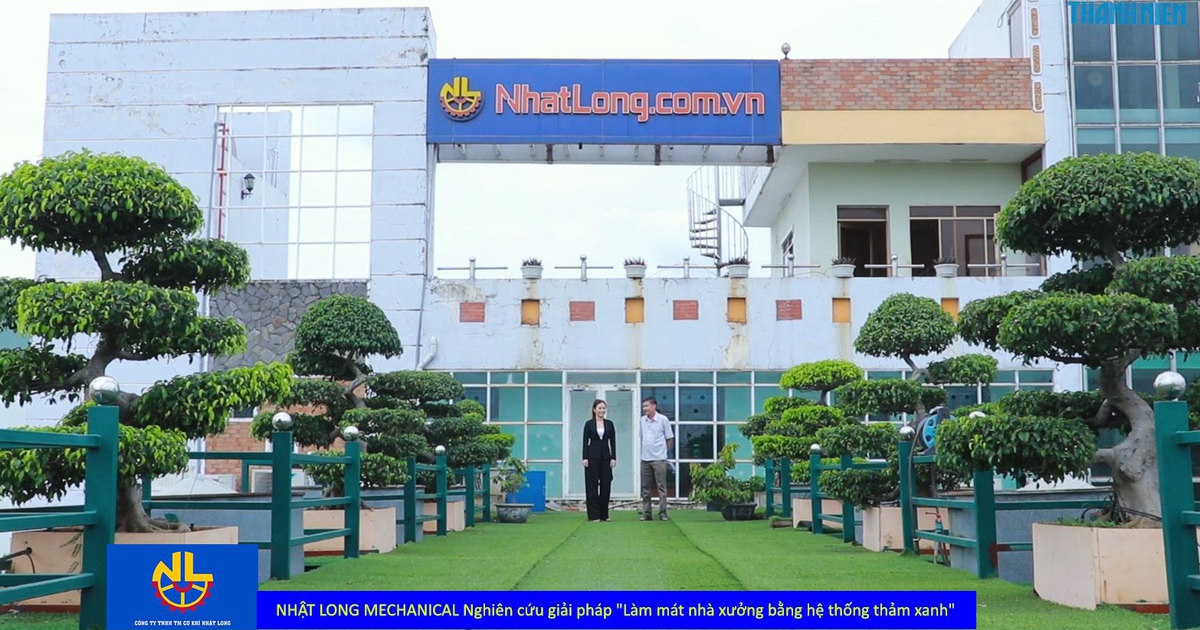 NHẬT LONG MECHANICAL - Nghiên cứu giải pháp “Làm mát nhà xưởng bằng hệ thống thảm xanh“