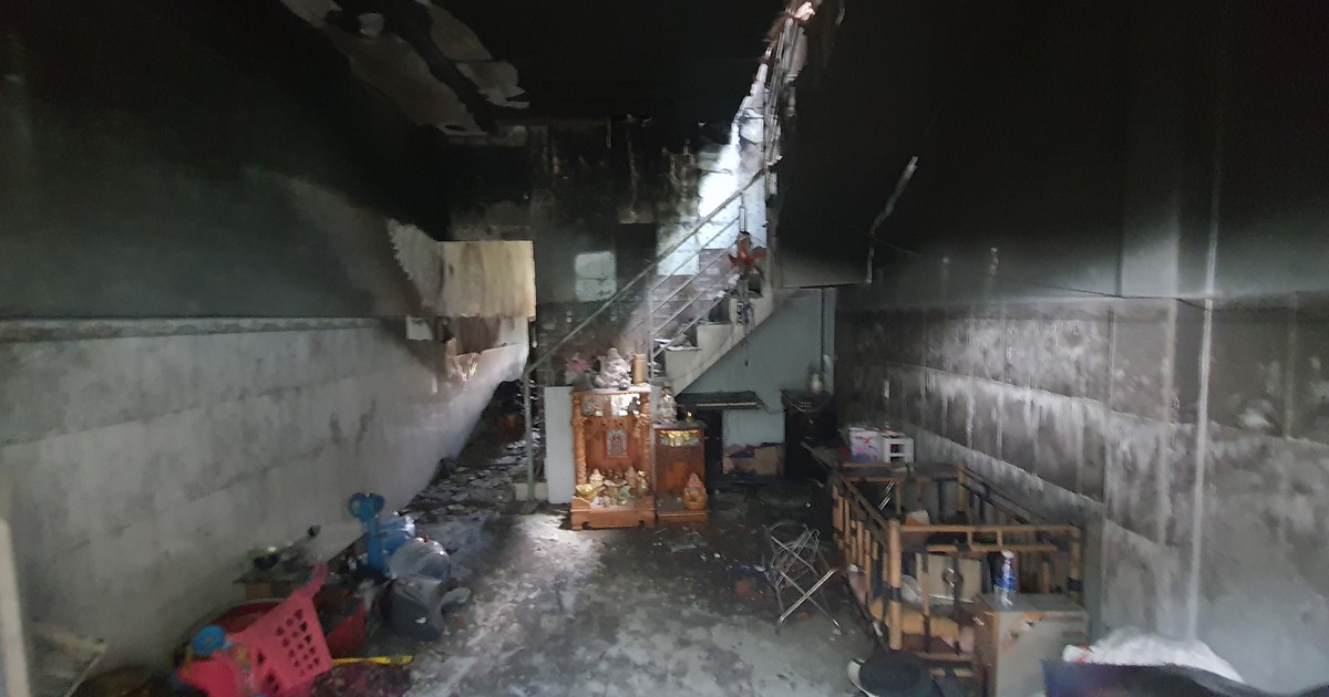 Cháy nhà tại Bình Chánh, hai trẻ nhỏ tử vong