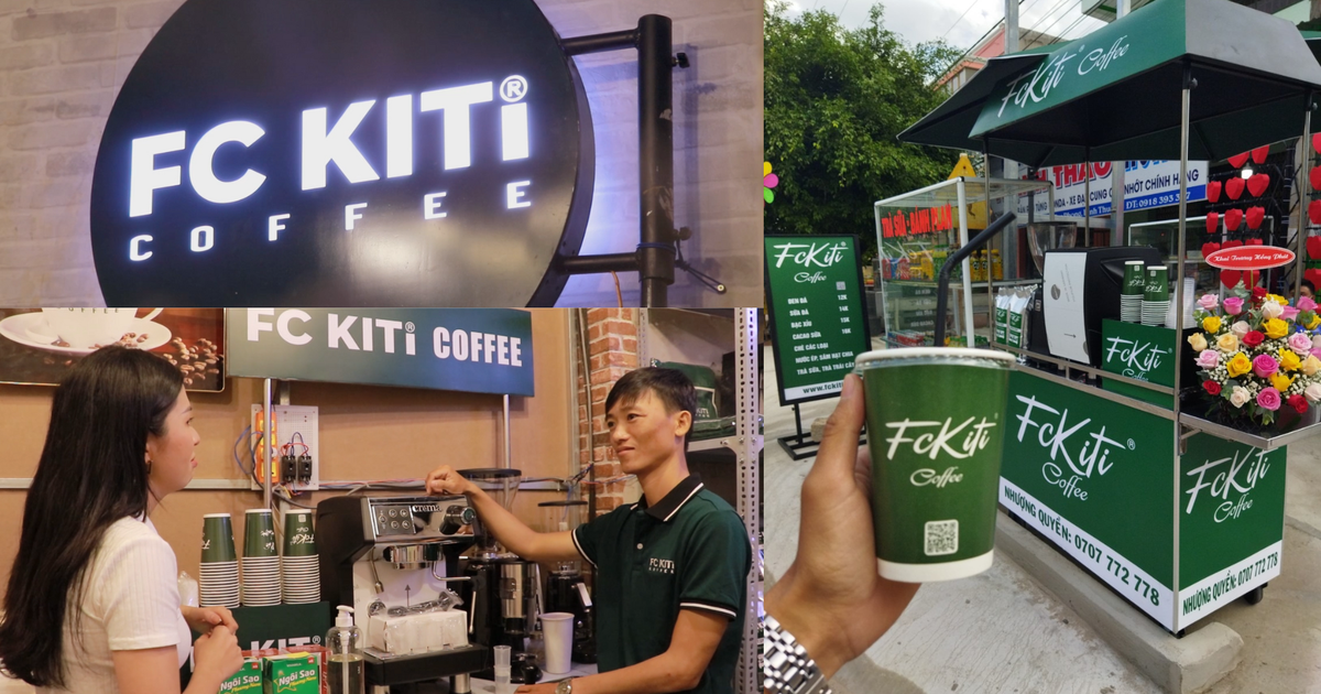 FC Kiti Coffee xây dựng chiến lược nhượng quyền xe cà phê mang đi