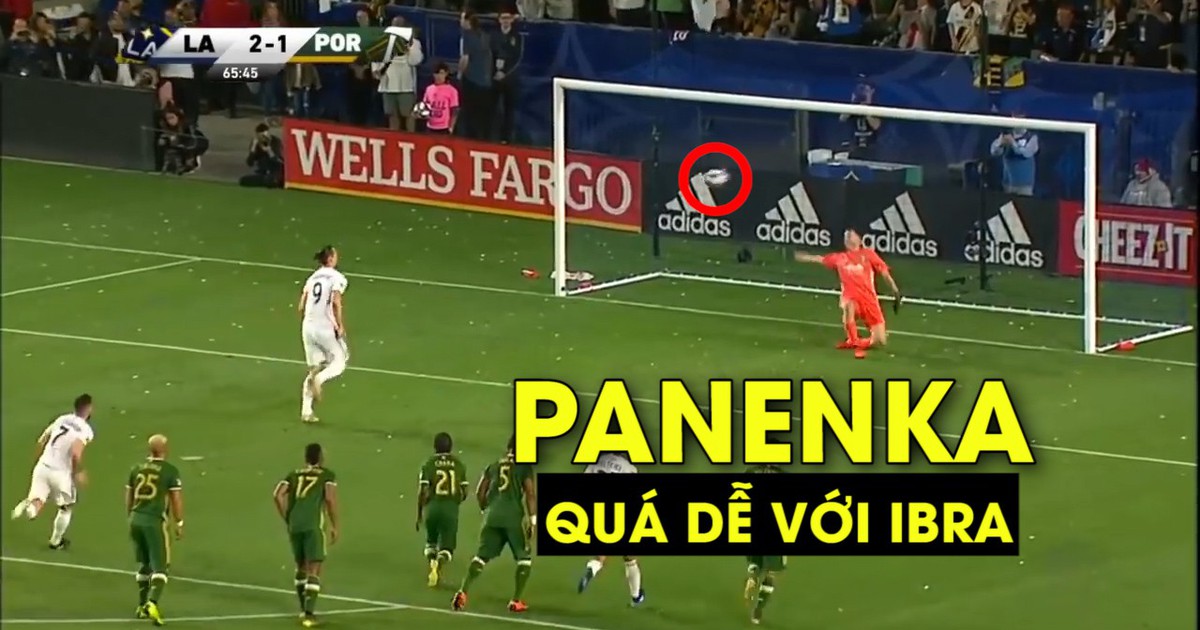 Ibrahimovic lập siêu phẩm bằng 'tuyệt kỹ' panenka ở giải nhà nghề Mỹ
