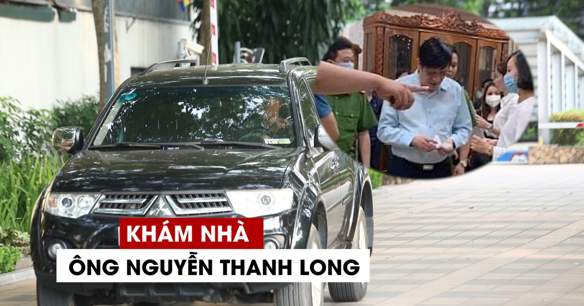 Công an khám nhà riêng cựu Bộ trưởng Bộ Y tế Nguyễn Thanh Long