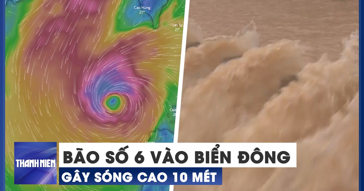 Bão số 6 (Nesat) đã vào Biển Đông, sẽ gây sóng cao 10 mét