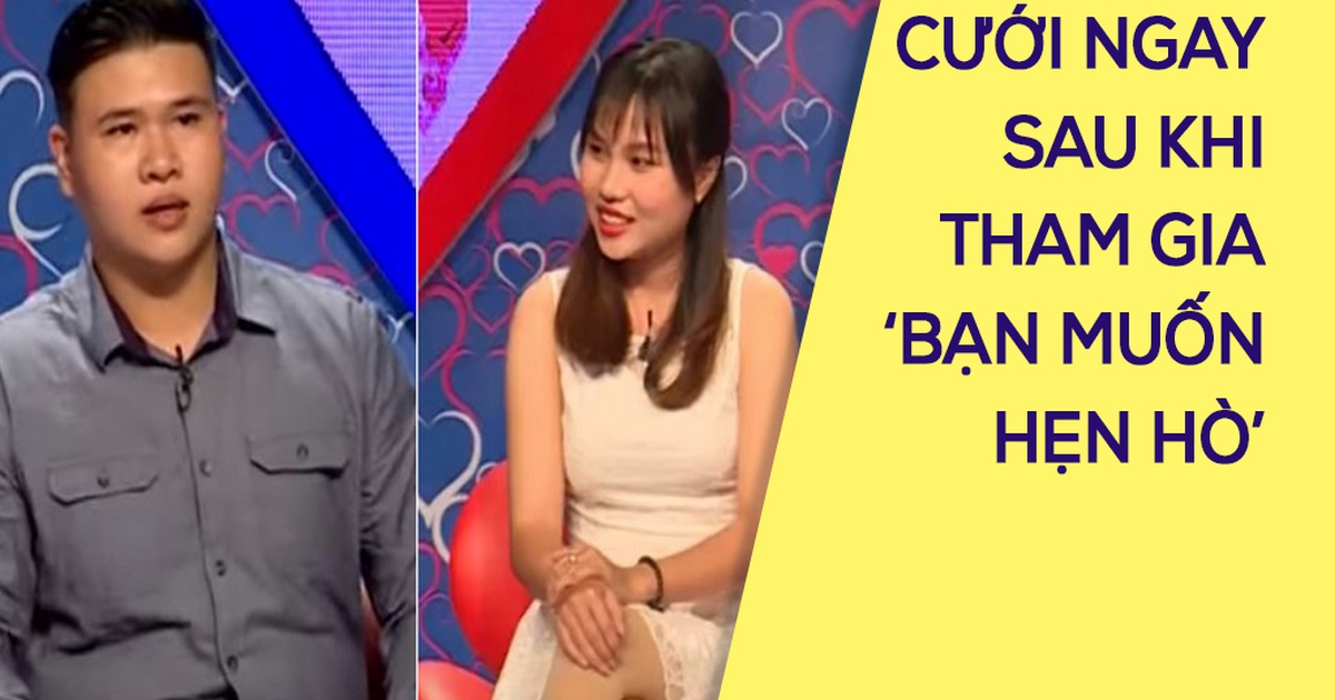 Cặp đôi cưới nhau sau 2 tuần tham gia 'Bạn muốn hẹn hò'