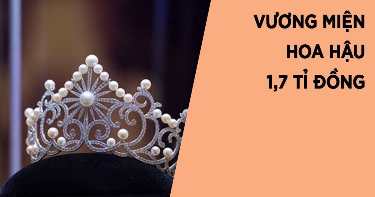 Cận cảnh vương miện Hoa hậu biển Việt Nam toàn cầu 1,7 tỉ đồng