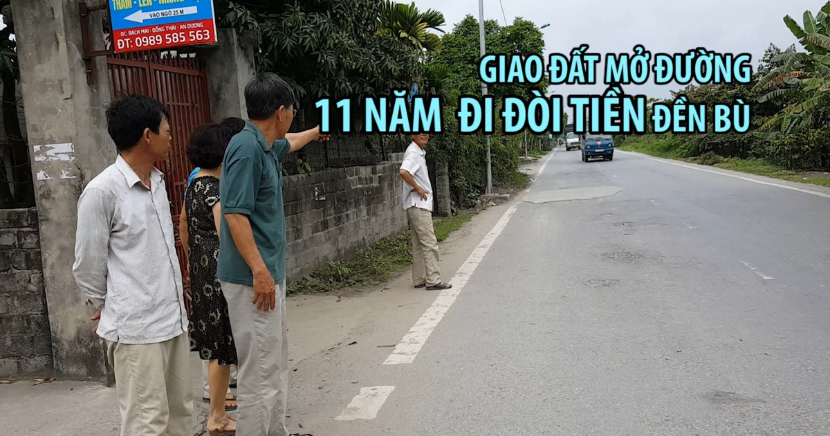 Hăng hái giao đất mở đường, 11 năm chưa đòi được tiền đền bù