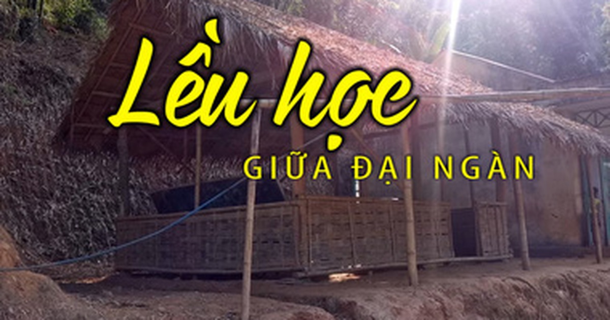 Những đôi mắt thơ ngây trong căn lều học giữa đại ngàn