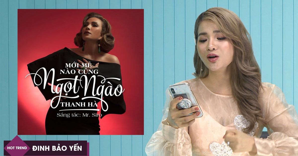 ‘Hóa thân’ Thanh Hà, Đinh Bảo Yến hát ‘Mới mẻ nào cũng ngọt ngào’ cực hay