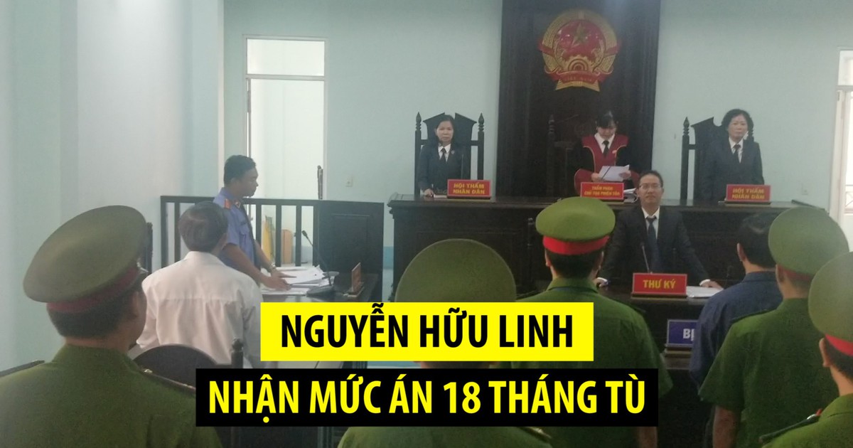 Nguyễn Hữu Linh nhận mức án 18 tháng tù do có hành vi dâm ô với người dưới 16 tuổi