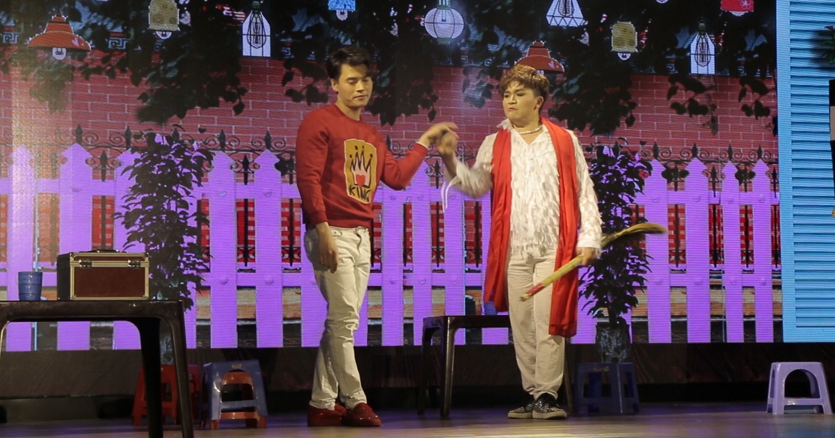 MC Đại Nghĩa thế vai Minh Nhí trong kịch Tết 'Xóm trọ 3D'