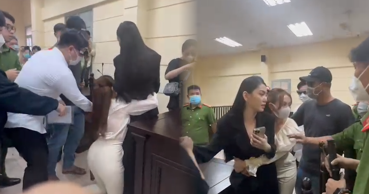 Hot girl Trang Nemo chồm đến ôm, định quỳ “xin lỗi” bị hại