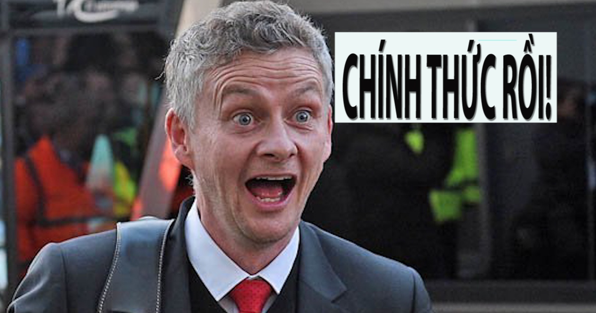 Mãi đến bây giờ Solskjaer mới là HLV chính thức của Manchester United