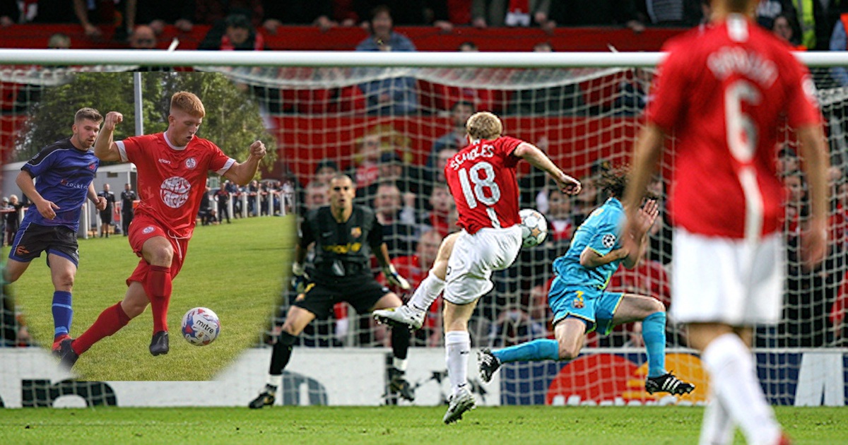 Con trai Paul Scholes rất “hổ báo”, đá giải hạng…9 và tái hiện siêu phẩm vào lưới Barcelona