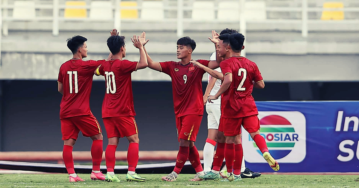 Highlights U.20 Việt Nam 5-1 U.20 Hồng Kông: Đoàn quân HLV Đinh Thế Nam thắng tưng bừng