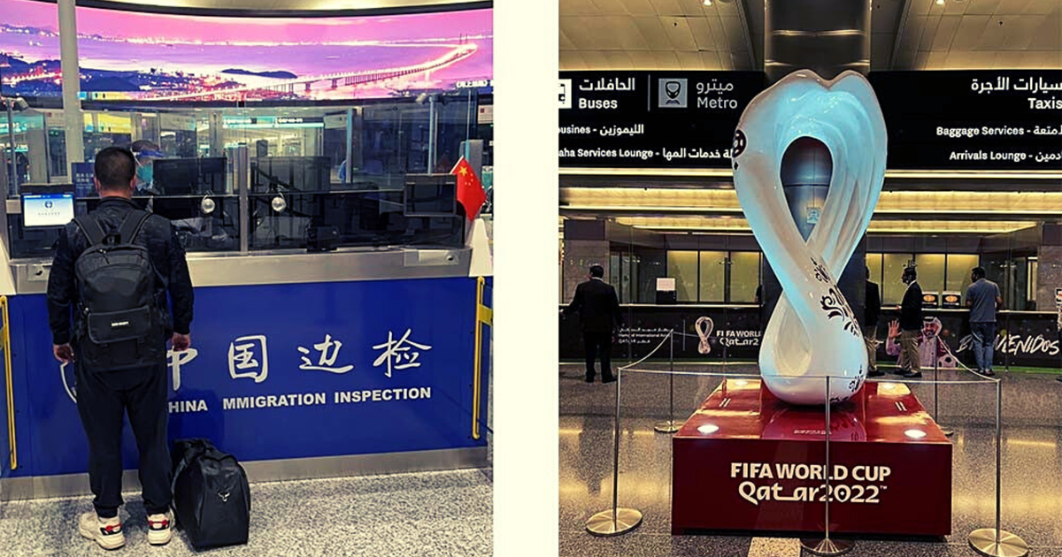 Vì tận hưởng không khí World Cup, nhiều người Trung Quốc tìm đường sang Qatar