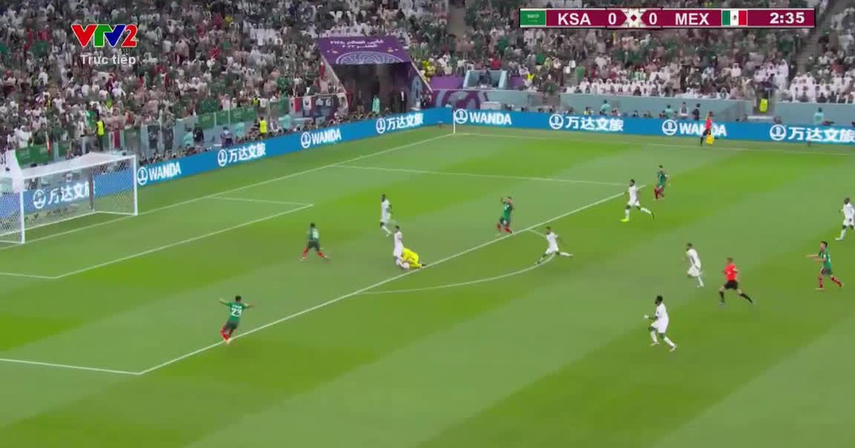 Highlights: Ả Rập Xê Út 1-2 Mexico