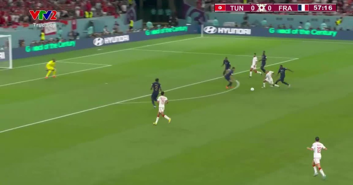 Highlights: Pháp 0-1 Tunisia