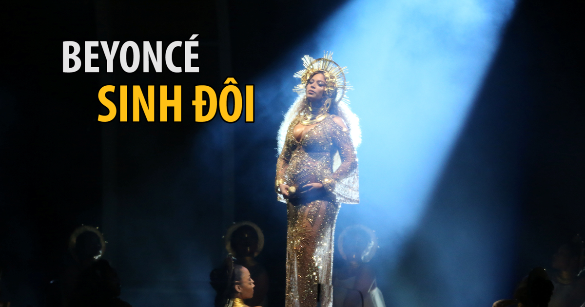 Gia đình nữ ca sĩ Beyoncé đón chào hai thiên thần nhỏ