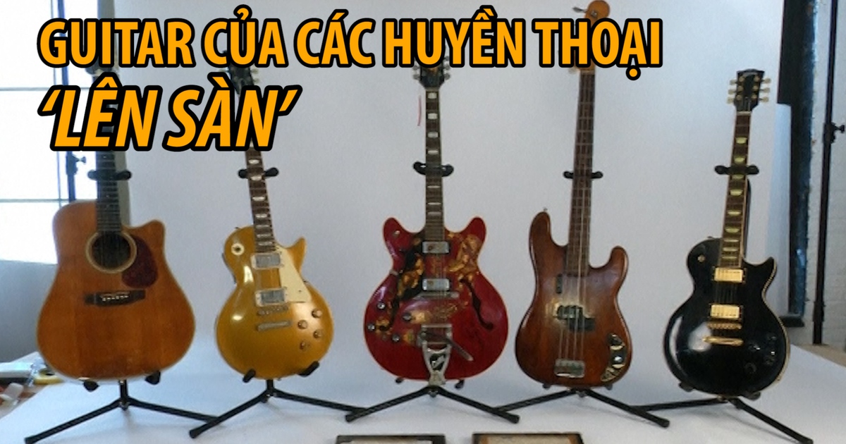 Bán đấu giá cây guitar của Paul Mc Cartney, bạn có đủ tiền mua?