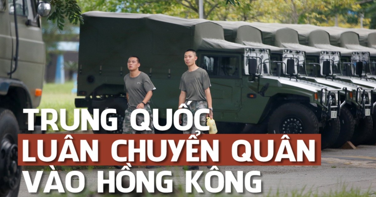 Trung Quốc luân chuyển quân đồn trú tại Hồng Kông