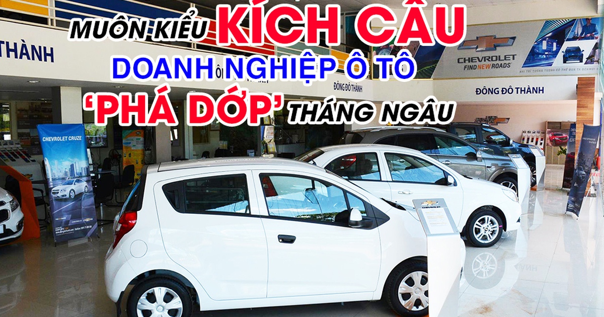 Muôn kiểu kích cầu, doanh nghiệp ô tô ‘phá dớp’ tháng ngâu