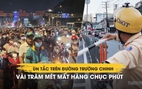 Ùn tắc trên đường Trường Chinh, vài trăm mét mất hàng chục phút