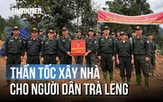 Khi sinh viên và người lính chung sức dựng lại mái ấm mới cho dân vùng thiên tai
