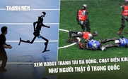 Xem robot tranh tài đá bóng, chạy điền kinh như người thật ở Trung Quốc