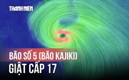 Bão số 5 (bão Kajiki) lại tăng cấp, còn cách Nghệ An hơn 400 km