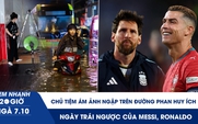 Xem nhanh 20h ngày 7.10: Chủ tiệm ám ảnh ngập trên đường Phan Huy Ích | Ngày trái ngược của Messi, Ronaldo