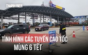 Chiều mùng 6 tết, ô tô được phép đi ngược chiều cao tốc Pháp Vân 