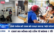 Xem nhanh 12h: Chủ thẩm mỹ chui bỏ chạy khi bị 'đột kích' | CSGT đo nồng độ cồn từ mùng 1 tết