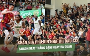 Khán giả phủ kín nhà thi đấu CIS, Saigon Heat thắng đậm ngày ra quân VBA 2026