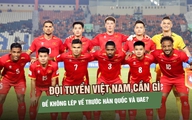Đội tuyển Việt Nam cần gì để không lép vế trước Hàn Quốc và UAE?