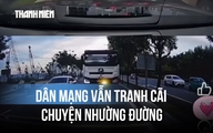 Bấm còi liên tục bị CSGT phạt, dân mạng vẫn tranh cãi chuyện nhường đường