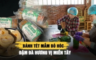 Bánh tét mắm bò hóc: Tưởng không hợp mà lại thành đặc sản miền Tây