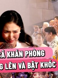 Hòa Minzy làm điều đặc biệt khiến cả khán phòng đứng lên và bật khóc