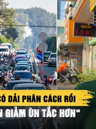 Đường Đinh Tiên Hoàng nối dài dải phân cách ngăn ùn ứ: Người dân nói gì?